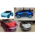 Mercedes electric car with lighted wheels