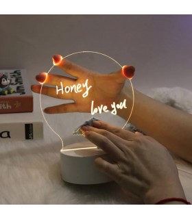Led luminous board with pen