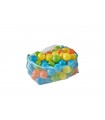 A bag of 100 small colored plastic balls حقيبة ١٠٠ كرة بلاستيكية صغيرة ملونة
