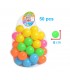 50 Small Colored Plastic Balls
