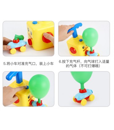 Balloon Air Pressure Car - Green