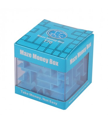 Maze Money Box -Blue
