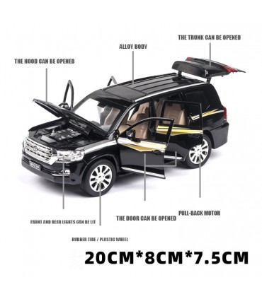 سيارة لاند كروزر  سوداء