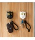 Owl For Keychain - White