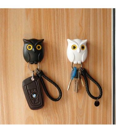 Owl For Keychain - White