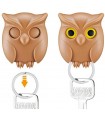 Owl For Keychain-Brown