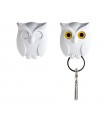 Owl For Keychain - White