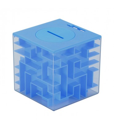 Maze Money Box -Blue