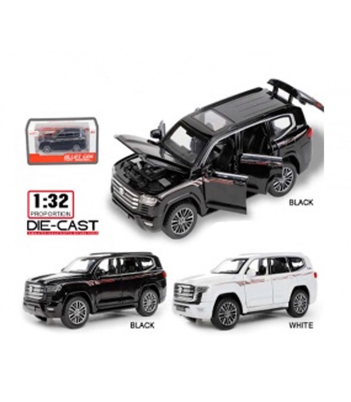1:32 سيارة لاند كروزر- سوداء