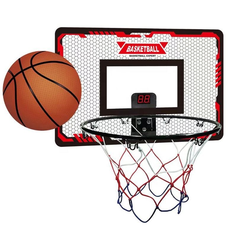 Basketball holder with counter