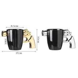 Gun Shaped Ceramic Mug