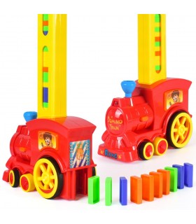 مجموعة قطار الدومينو الكهربائي