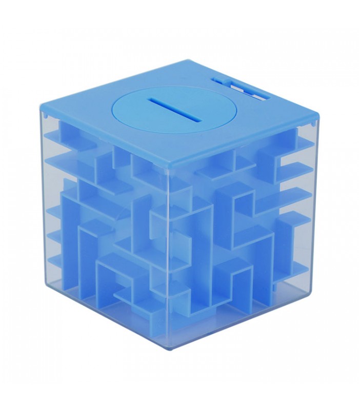Maze Money Box -Blue